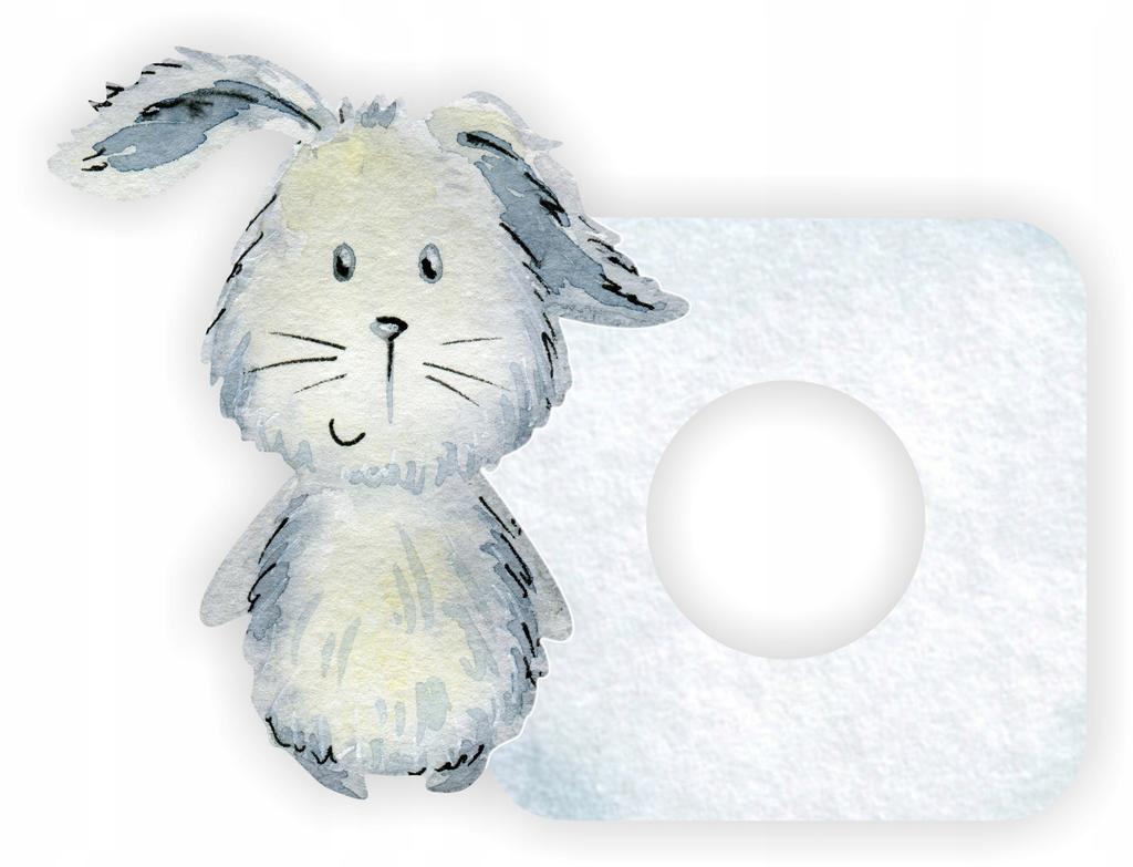 Protective Sticker for the Switch in a Child' Room - Rabbit