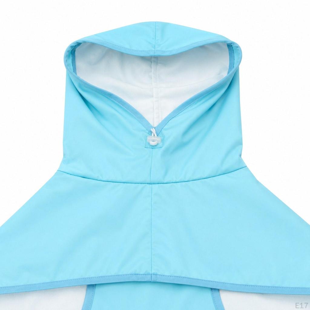 Breathable Adjustable Hooded Raincoat, Waterproof Jacket for Puppy Medium Dogs