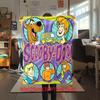 Halloween fantasy comedy adventure cartoon movie Scooby-Doo blanket soft home furnishing nap decoration four seasons warm Sherpa blanket U14