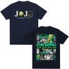 Anime JoJo Bizarre Adventure STEEL BALL RUN Gyro Zeppeli T Shirts Unisex Casual Harajuku Cotton Short Sleeves Tshirt Streetwear