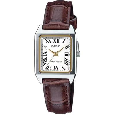 CASIO Standard Quartz Women's Watch LTP-V007L-7B2 White Brown Overseas Model [Parallel Im...