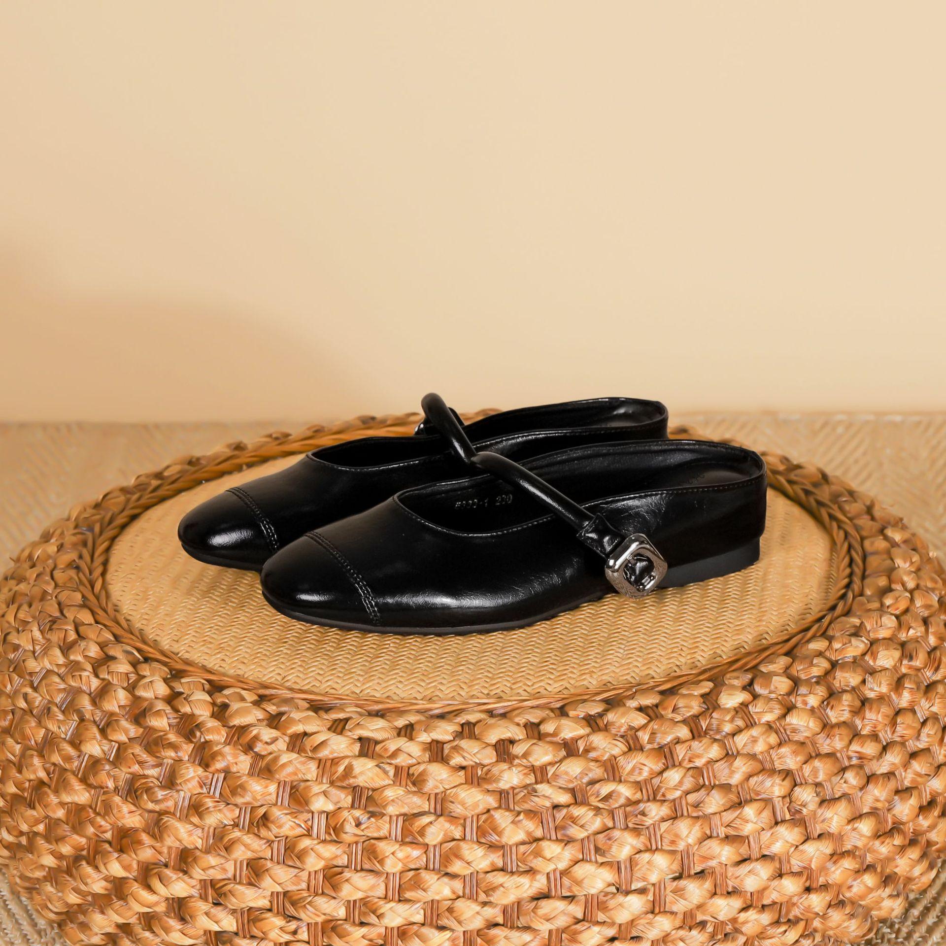 

Grape mother half-drag single shoes women s fashion outer wear high-end casual women s shoes Korean version one-pedal thick-soled inner height-increa 40 чёрный