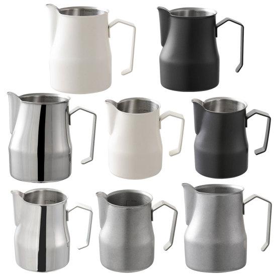 350/500ml Milk Frother Cup Built-in Scale Stainless Steel Bird Beak Espresso Pull Flower Cup for Dessert Shop