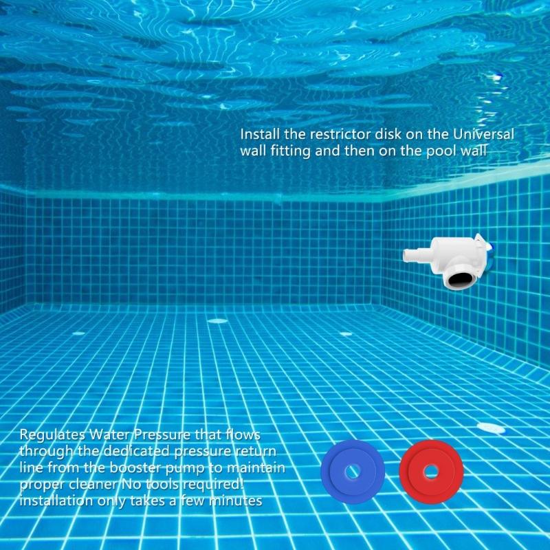 Sturdy Plastic Wall Fitting Connectors Assembly for Pool Cleaners Accessory with Models 280 380 3900 Easy Installion