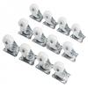 Swivel Casters Bearing Wheels Mount Ball White/silver