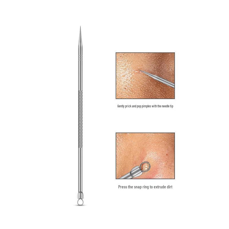 Metal Blackhead & Acne Extractor Tool Set