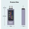 Type-C/USB Tester DC 4-30V Multi-function Digital Voltage Ammeter Power Meter Type-c Cell Phone Fast Charger Capacity Tester