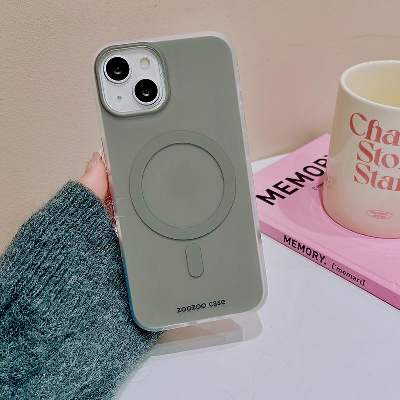 

Ins Wind Macaron подходит для Apple 15 чехол для мобильного телефона с магнитной присоской IPhone14 Candy Color 16 Promax Hard Case 13 iPhone16