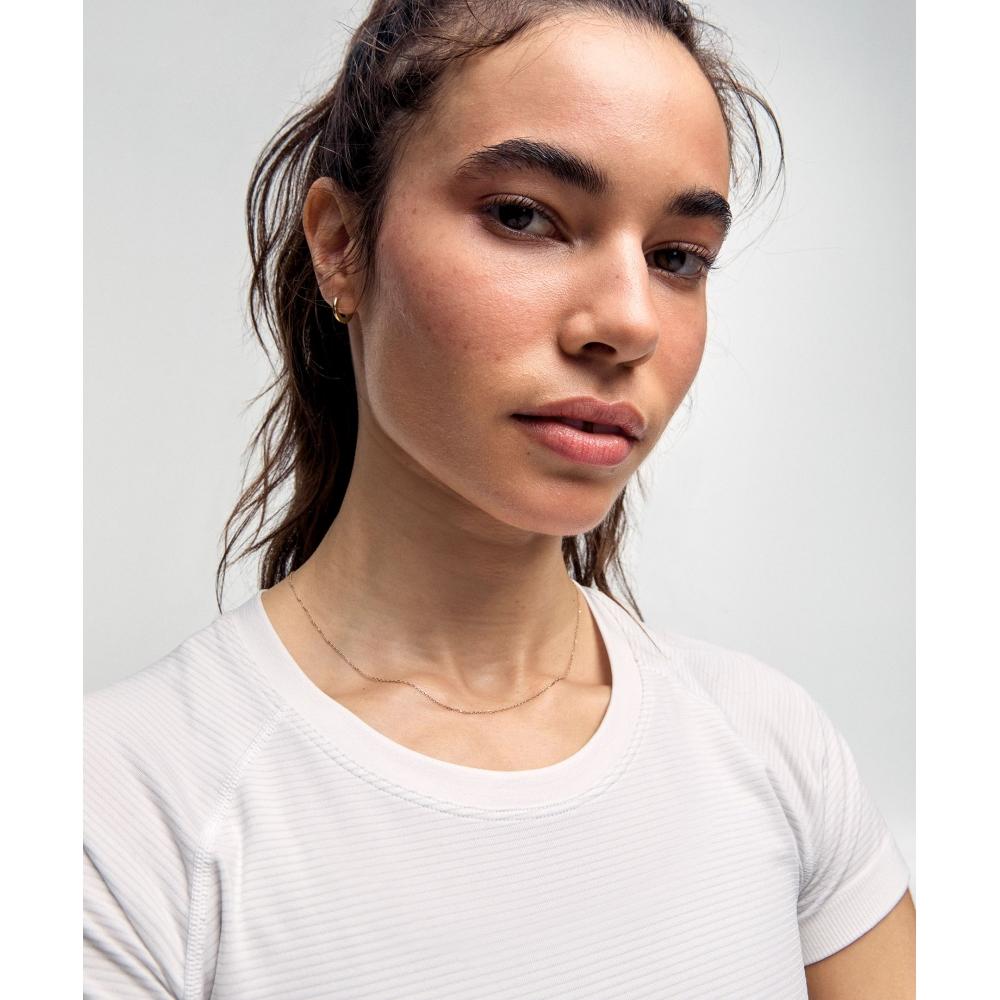 Lululemon Swiftly Tech Short Sleeve Shirt 2.0  Hip Length White White