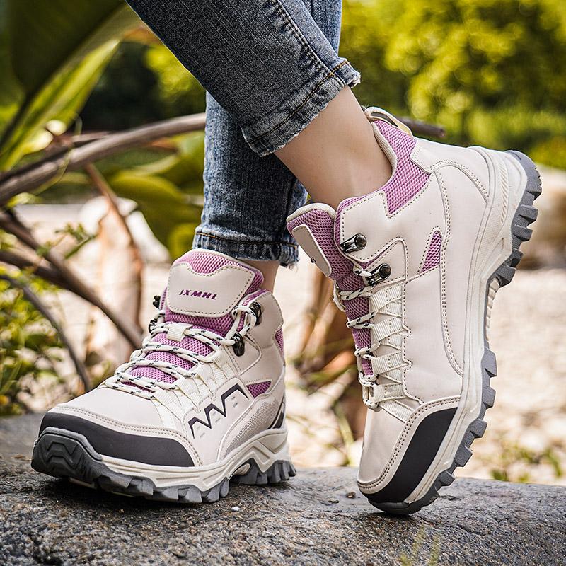 Atmungsaktive Wanderschuhe Herren Damen Outdoor Sportschuhe Verschleißfeste Trekking Kletterschuhe Kollisionsschutz