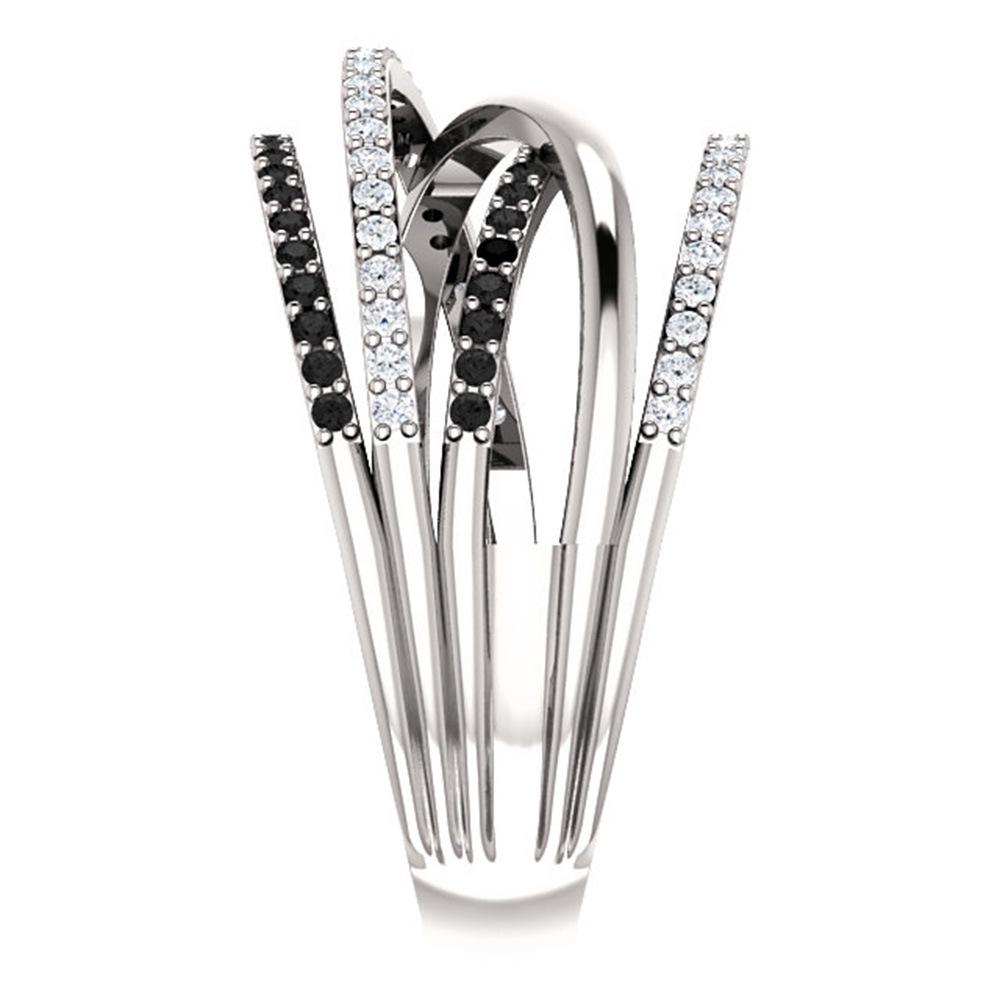 New Model - Simple Striped Wrapped Rope Knot Couple Ring Set - Unique Jewelry