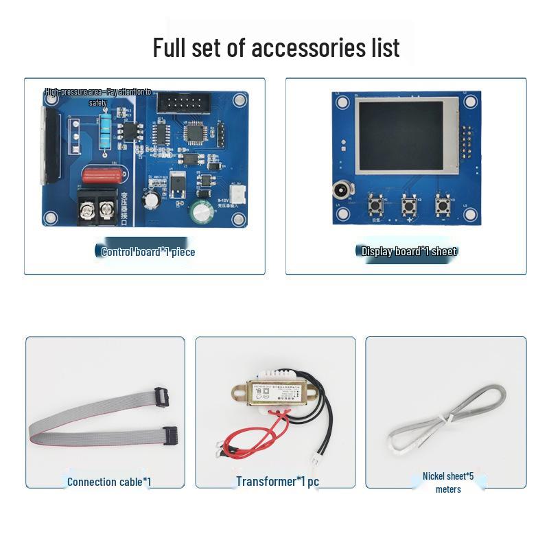 220V DIY Transformer Spot Welder Control Board Kit for Microwave Oven & Lithium Battery Repair