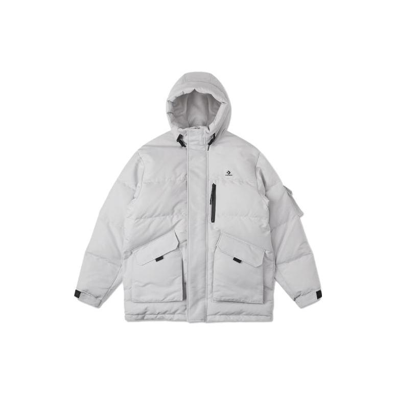 New Converse Down Jacket Men's White 10025249-A01