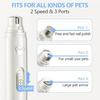 Electric Nail Clippers for Dogs, Rechargeable LED Light, Suitable for Small and Medium-sized Dogs and Cats