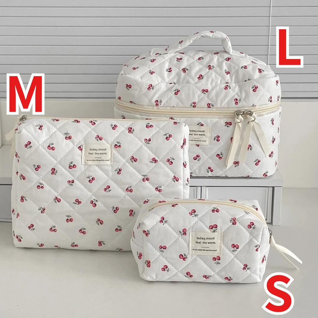 Casual Women's Cosmetic Bags Travel Portable Ladies Toiletry Storage Bag Large Capacity Sweet Female Pencil Case Clutch Handbags