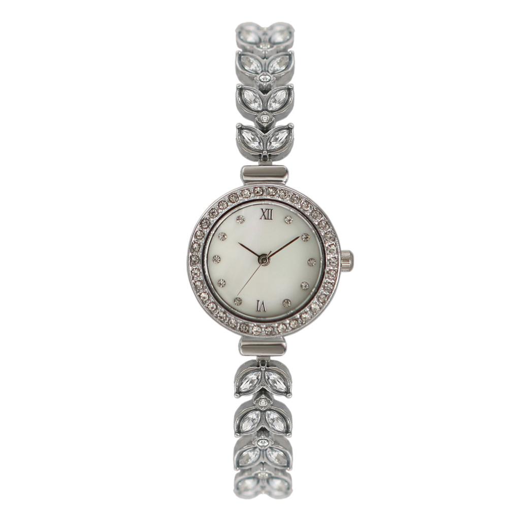 Mermaid Women's Watch Luxury Bracelet Watch with Rhinestone Dial Rose Gold Adjustable Band