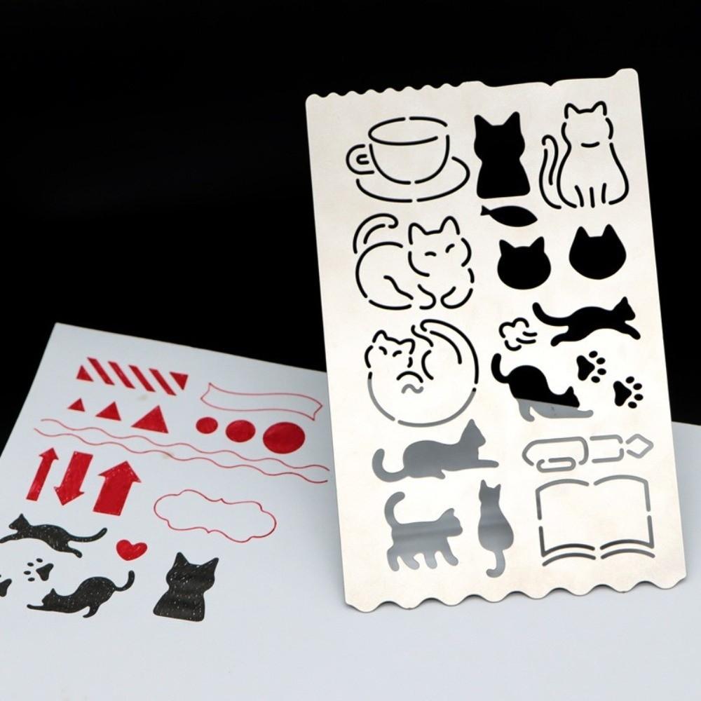 Hollow Design Scrapbooking Ruler Precision Geometric Shapes Stencil Rulers  Scrapbooking