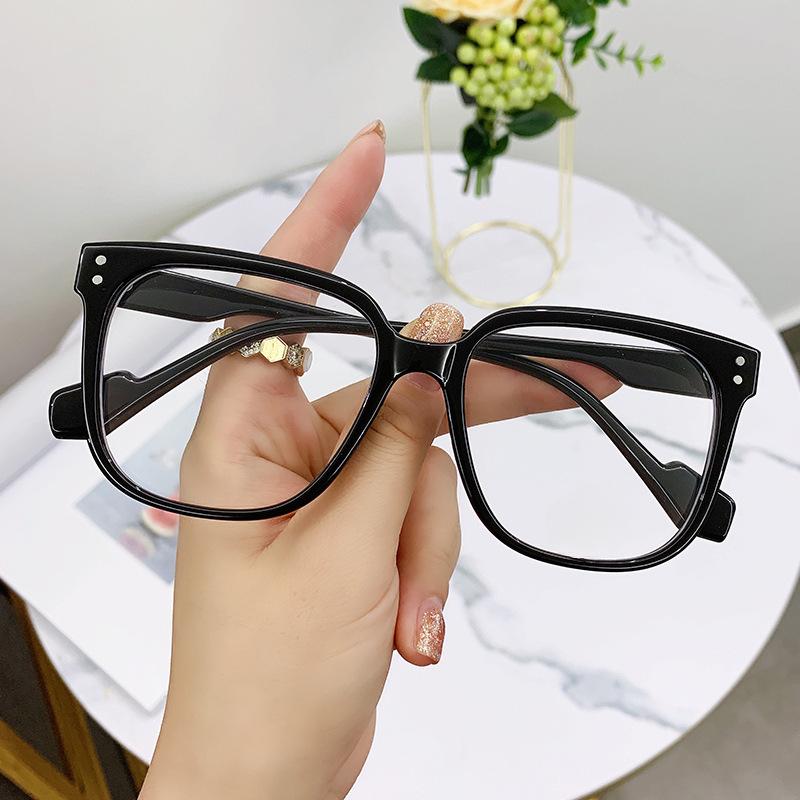 New Anti-Blue Light Glasses Women's Net Red Trendy Elegant Frame Plain Glasses