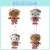 Leopard Print Plush Keychain With Super Soft Short Pile For Kids And Collectors