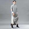 Men's Embroidered Bamboo Hanfu Long Gown Tang Suit Performance Costume