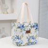 WTEMPO Large Capacity Insulated Handbags Hand-carried Lunch Bag for Work Oil-proof Lunch Box Bag Mommy Zipper Bags