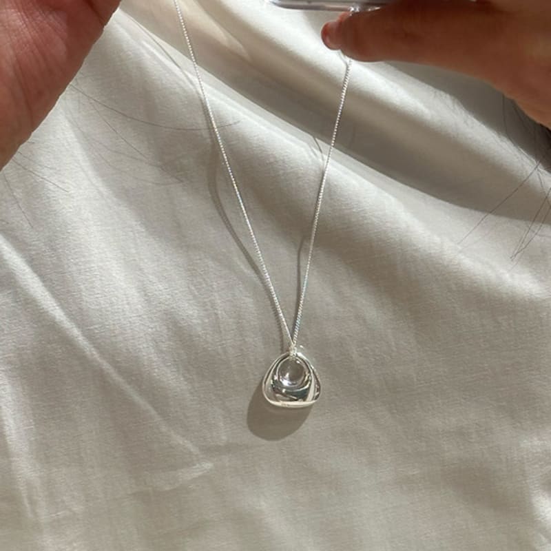 

byweekend Tote necklace silver