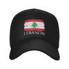 Lebanon Country Flag Lebanon Tourist Lebanon Country Team Baseball Cap Trucker Hat Summer Hot Sale Unisex Adult Snapback Cap