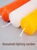 Smokeless Odorless Long-Lasting Emergency Candles: White, Yellow, Red, Thick Cylindrical for Holidays