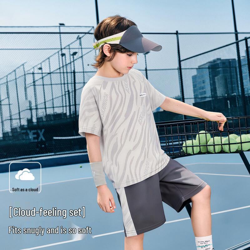 

ASK JUNIOR Kids Quick-Dry T-Shirt & Shorts Set 130