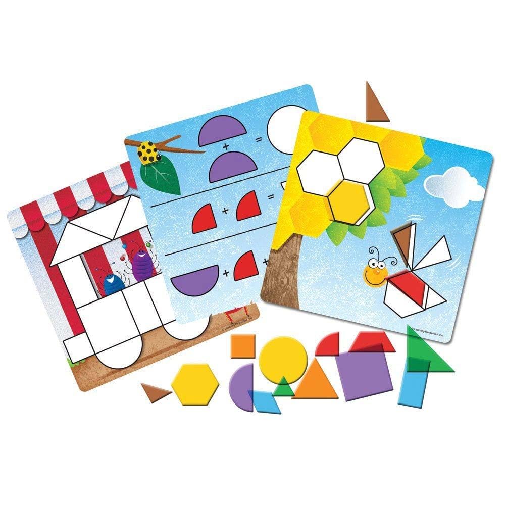 Learning Resources Shapes Bug Geometry Activity Set Don't Me™ (LER 1762)