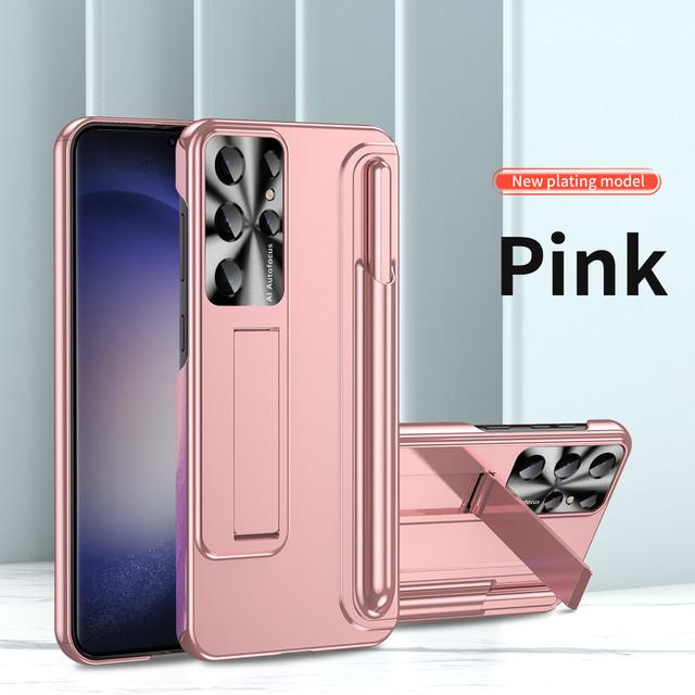 Anti -Knock S Pen Holder Phone Accessories Case For Samsung Galaxy S23 Ultra S 23 Plus 5g Back Cover Coque For Samsung S23 Ultra