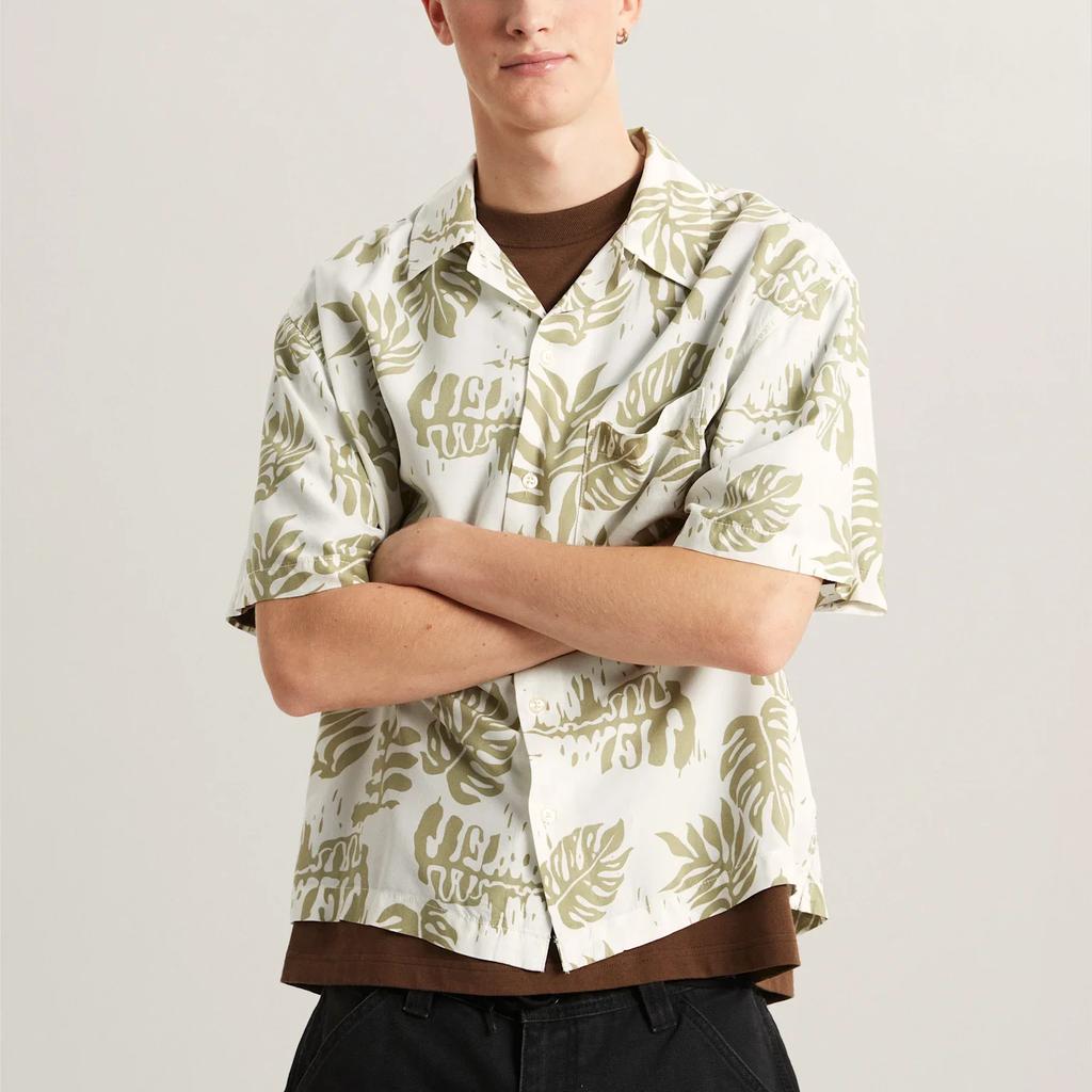 Vans Van Doren Button Short Sleeve Loose Shirt Men shirts VN000VTPFSG