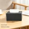 European Style Leather Tissue Box - Creative Dining Table & Living Room Napkin Holder