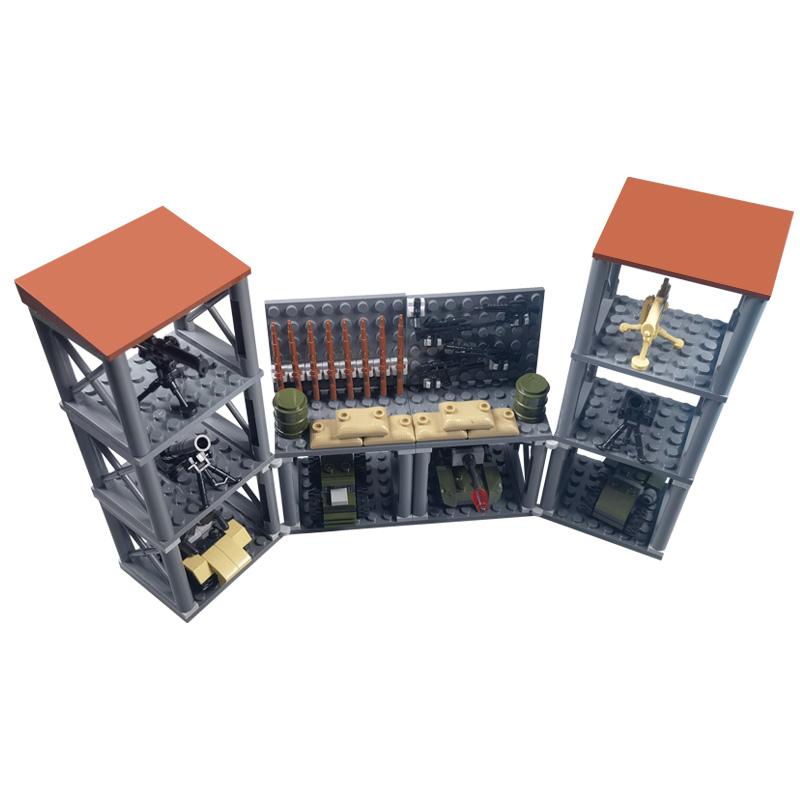 

MOC военные блоки оружия с твердыми детьми, Монтессори, развивающие игрушки для мальчиков, совместимые с друзьями, технические мини-кирпичи