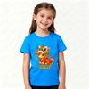 Chinese New Year of The Horse 2026 Boys and Girls Shirt Lunar New Year Kids TShirt Cute Cartoon Horse Printed Children Tshirt