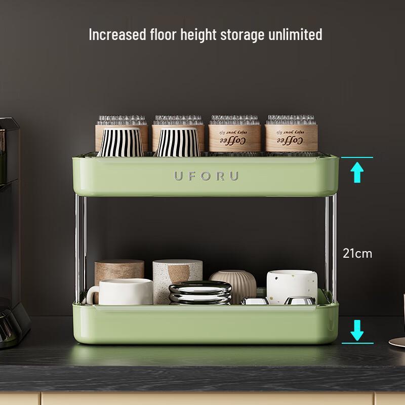Pinhuan 2-Tier Desktop Cup Drain Rack