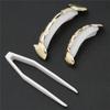 Hip Hop False Teeth Set Reusable Unfading Copper Halloween Festival Teeth Decoration Brace