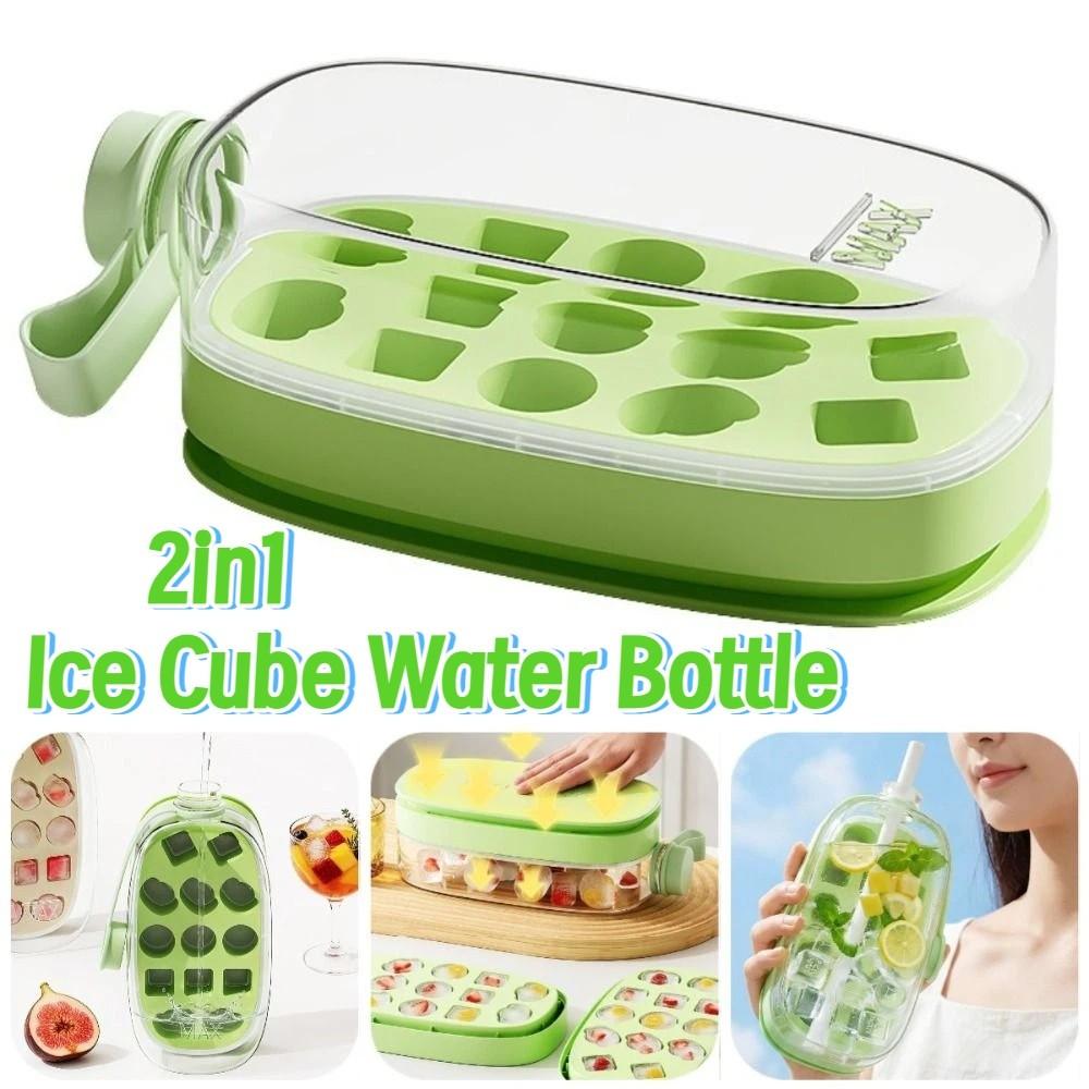 Reusable Ice Cube Kettle Press Type Ice Cube Molds Ice Cube Water Bottle  Kitchen Tools