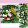 Whimsical Resin Family Sled Hanging Ornaments In Various Styles For Christmas Cheer