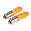 2Pcs Amber Light Bulbs Universal 12V 21W Auto Car Motorcycle Motorbike Scooter Mini Miniature Indicator