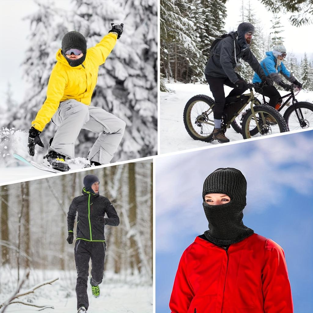Winter Warm Wool Thick Knitted Urine Cap, Suitable for Both Men and Women, Fashionable and Warm, Suitable for Outdoor Activities or Cycling