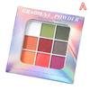 9Colors Solid Patting Nail Powders UV Polish Decoration Powder Gradient Matte Fine Pat Pat Mani R6J9