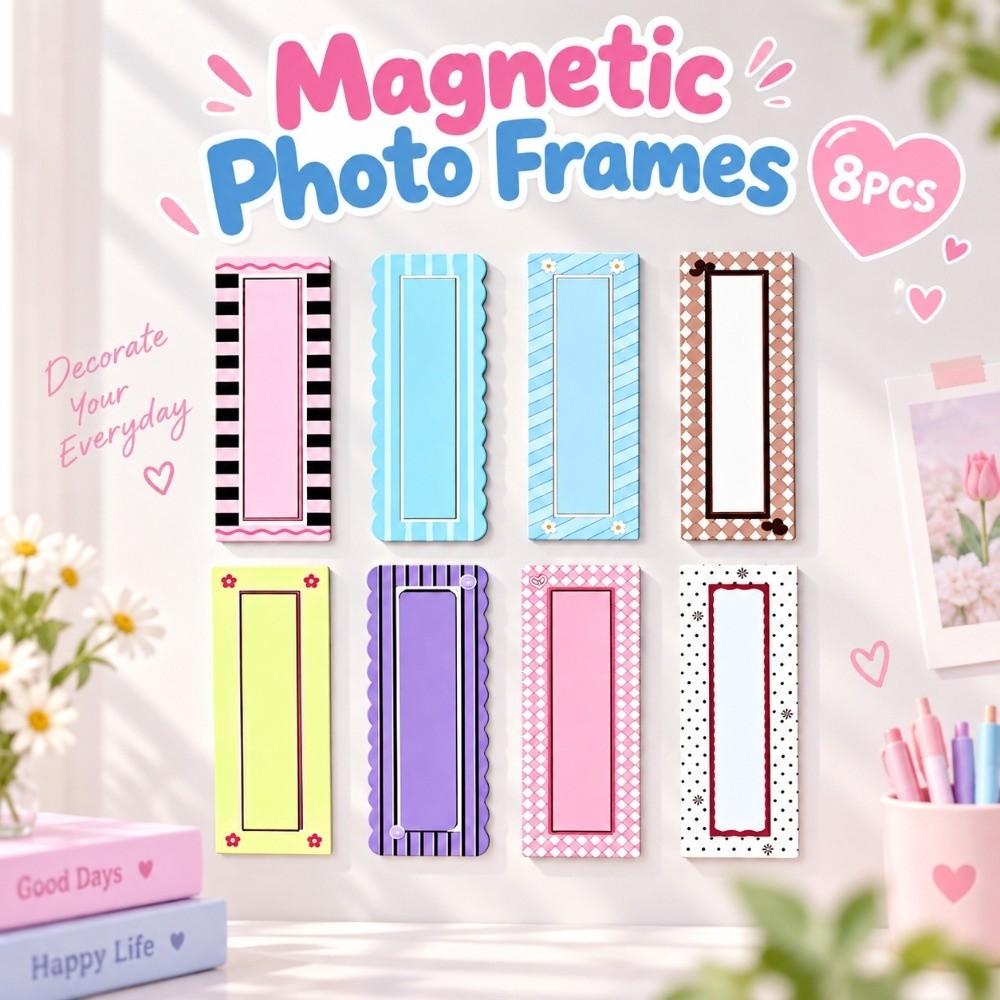 Flexible Magnetic Photo Frame Clear Display Window Refrigerator Photo Frame Office