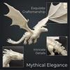 3D Printed Dragon Joint Movable Model Ornament - Colorable Boys' Toy Figurine For Children'S Gift