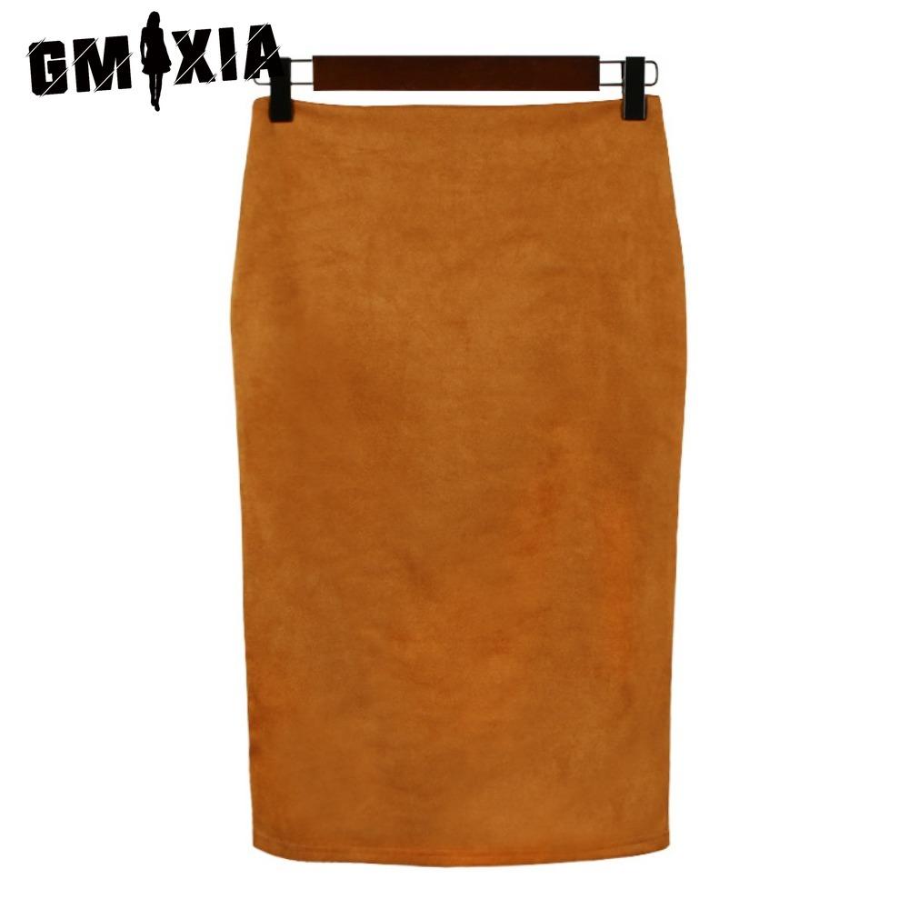 GMXIA Women's Fashion Casual Solid Color Print Summer Spring Skirt