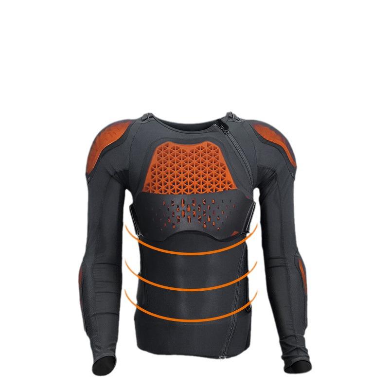 

Мотоциклетная защитная экипировка: Дышащая внедорожная куртка-броня с налокотниками - Универсальный летний костюм Medium