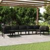VidaXL Garden Lounge Set 7 Pcs with Cushions Patio Furniture Terrace Furniture Set Outdoor Furniture Aluminium 3107813