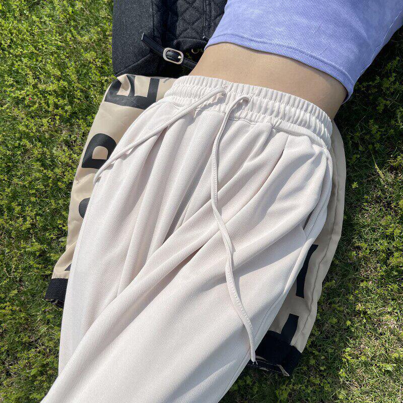 

2026 New Women’s High-Waisted Floor-Length Straight-Leg Casual Pants - Loose, Slimming, and Versatile for Commuting M (95-105 lbs)