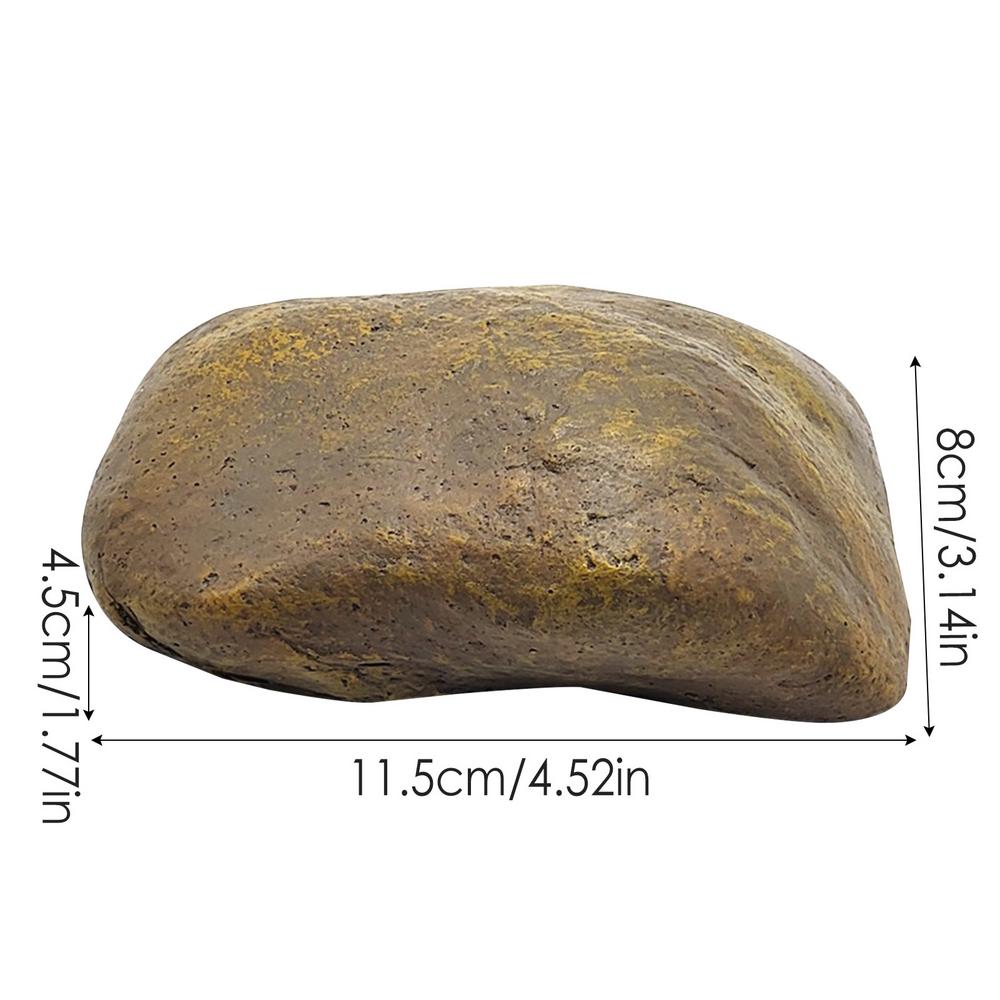 

Outdoor Spare Garden Key Box Rock Hide In Stone Security Safe Storage Hiding Containers Mini Safe Box Mni Locker Dropship