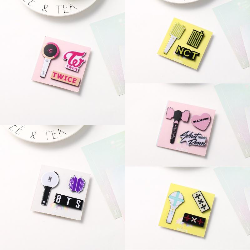Stray Kids Bulletproof Powder Ink Acrylic Pin Set A Unique And Decorative Addition To Your Outfit